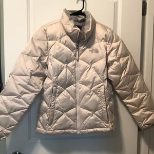 NorthFace Silver Gray down Jacket
